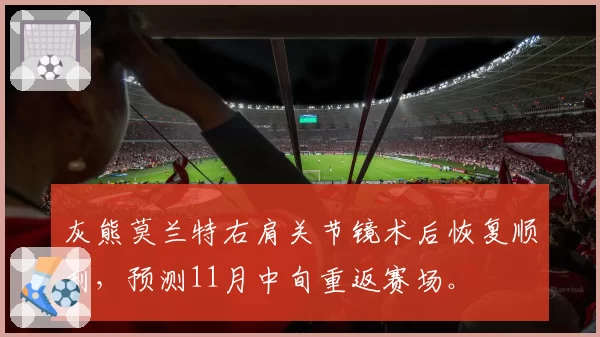 灰熊莫兰特右肩关节镜术后恢复顺利,预测11月中旬重返赛场。